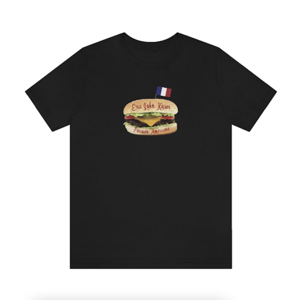 Unisex Hamburger T-shirt (Black or White)